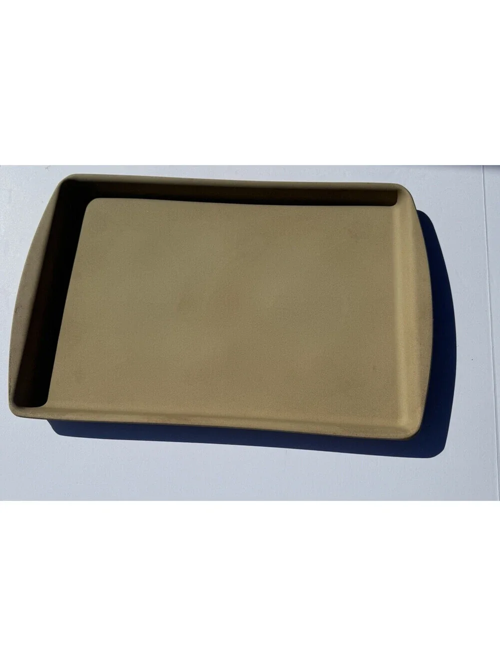 PAMPERED CHEF Family Heritage Large 11x17 Rectangle Stoneware Baking Pan Classic